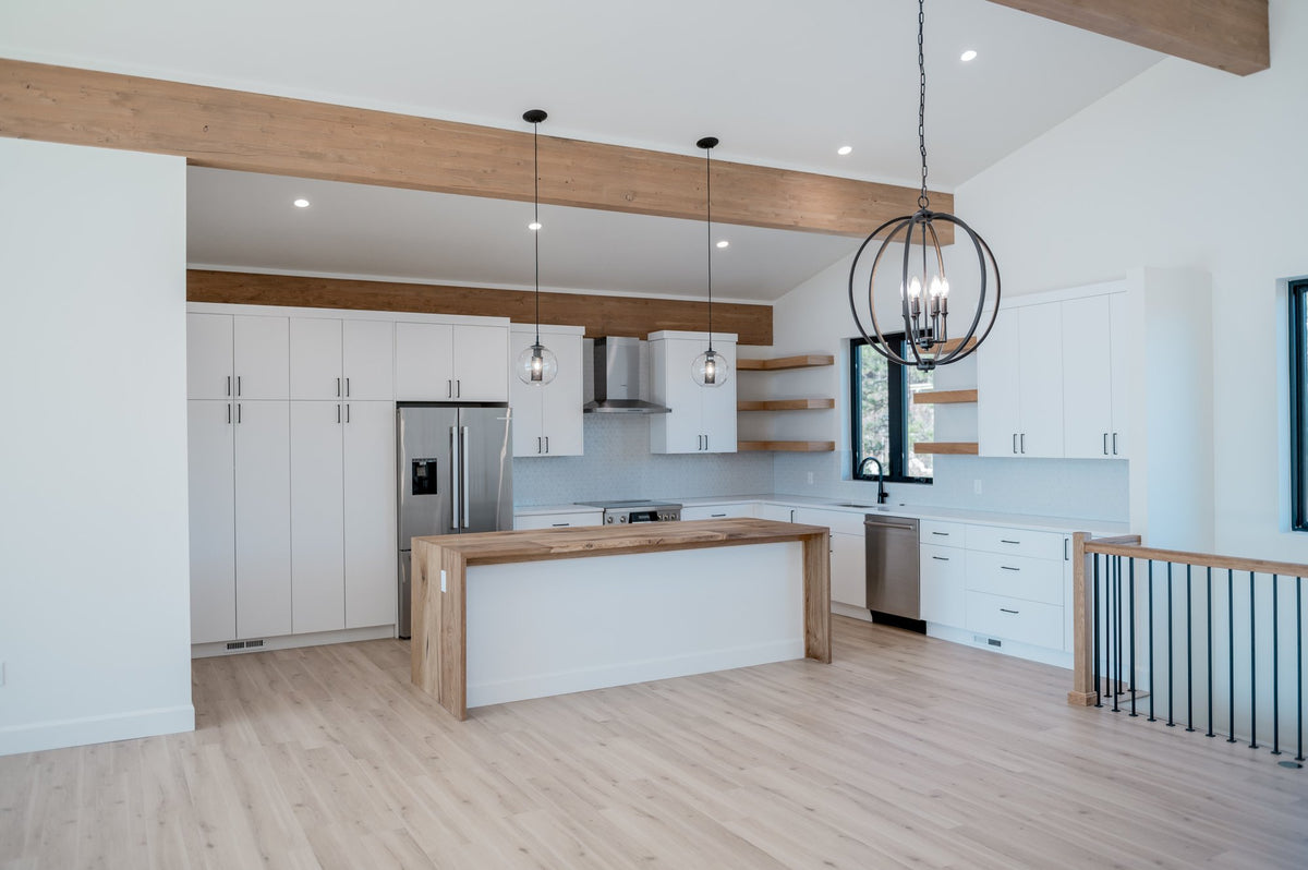 Kitchen lighting installed by Wrecken Electric in the Denver metro